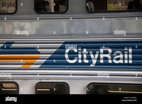 City Rail double decker suburban train in Strathfield Railway Station ...