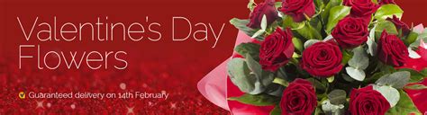 Valentine's Day flowers hand-delivered on 14th February by a trusted ...