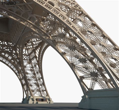 Eiffel Tower 3D model - Architecture on Hum3D