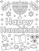 Hanukkah Coloring Pages sketch template