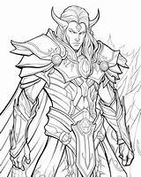 World Of Warcraft Paladin Coloring Pages sketch template