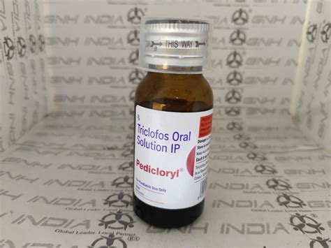 BUY Pedicloryl - Triclofos Oral Solution IP 500mg/5ml x30ml by J B Chemicals at the best price ...