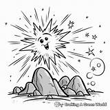 Meteor Coloring Pages  Free & Printable sketch template