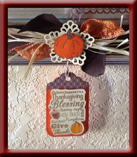 Eva's Scraps N' Cards: 3 Dimensional Fun Thanksgiving Frame