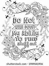 Do Not Ever Doubt My Ability Stock Vector Royalty Free 1989041906  sketch template