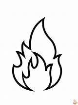 Printable Flame Coloring Pages Free For Kids And Adults sketch template