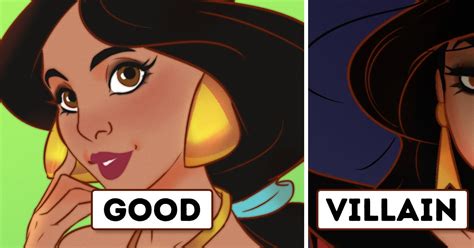 How 14 Disney Princesses Would Look If They Were the Villains in the Movie / Bright Side