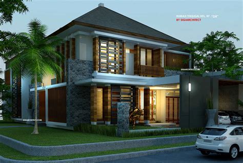 92 Desain Rumah Tropis Modern Minimalis Terbaru