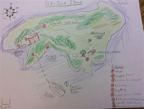 Most Dangerous Game Ship Trap Island Map - Printable Form, Templates ...