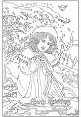 Welcome to Dover Publications  Christmas coloring Pages Coloring sketch template