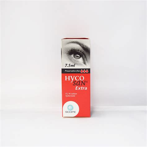 HYCOSAN Eye Drops Preservative-Free 0.1% 7.5ml - 1 - Ashtons Hospital ...