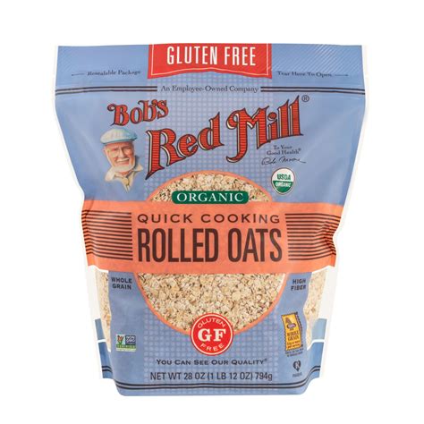 Gluten Free Organic Quick Cooking Rolled Oats :: Bob's Red Mill Natural Foods