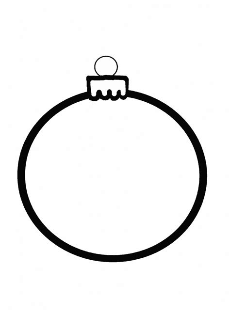 Christmas Ornament Outline Free Stock Photo - Public Domain Pictures