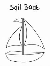 Sail Boat Coloring Page  Free Printable Pages For Kids sketch template