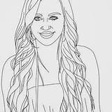 Coloring Pages Miley Cyrus Free And Printable sketch template