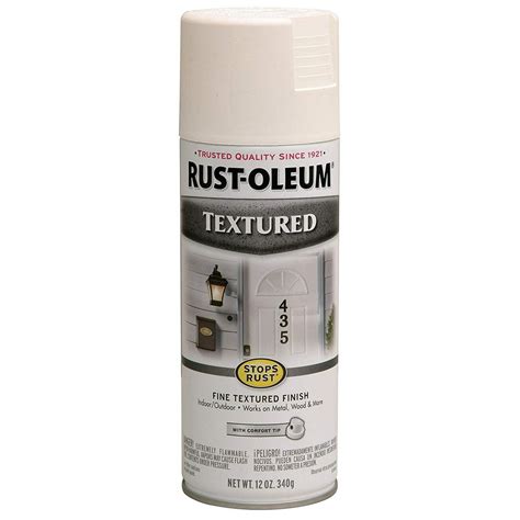 Rust-Oleum 7225830 Textured Spray Paint, 12 oz, White - Walmart.com - Walmart.com