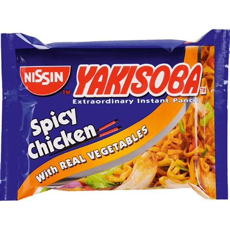 Nissin Yakisoba Spicy Chicken | 59g | Instant Noodles | Walter Mart