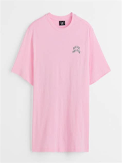 Buy H&M Men Pink Printed T Shirt - Tshirts for Men 18376764 | Myntra