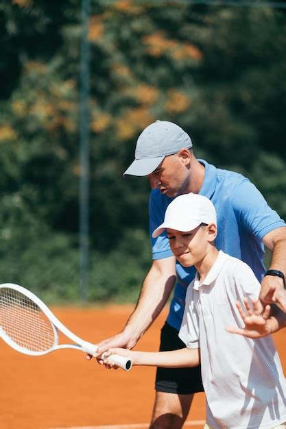 Premium Photo | Tennis Training