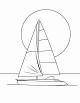 Barco Para Colorear sketch template
