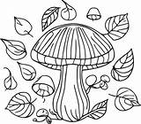 Easy fall coloring Pages For Kids Hand Drawn autumn  sketch template