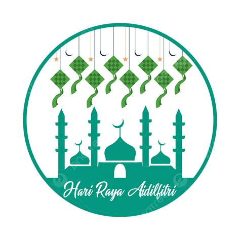 Hari Raya Aidilfitri Vector Hd PNG Images, Hari Raya Aidilfitri Creative Design, Hari, Raya ...