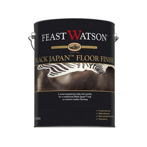 Feast Watson Black Japan Floor Finish 10L - Inspirations Paint
