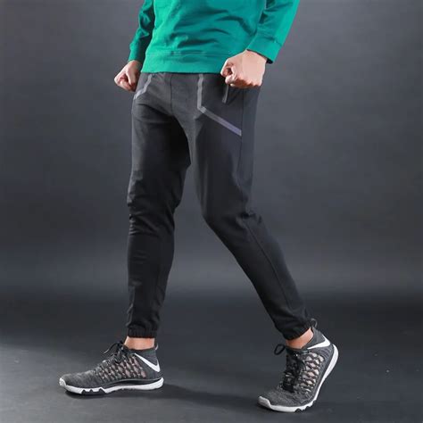 Winter sports fitness men running pants wide running training pants all ...