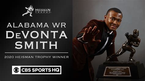 2020 Heisman Trophy winner: Alabama's DeVonta Smith becomes first WR to ...