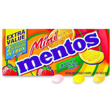 Mini Mentos Fruit Mix Theatre Pack – Candy Funhouse CA