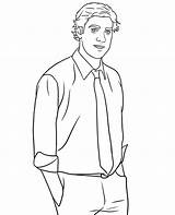 The Office coloring page With Jim Halpert sketch template