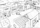 Town Coloring Pages At GetColoringscom  Free Printable Colorings sketch template