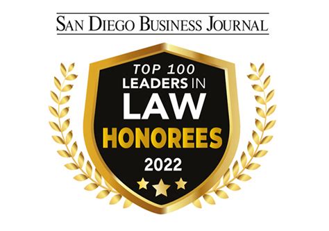 29 USD School of Law Alumni Named San Diego Business Journal’s 2022 Leaders in the Law Honorees ...