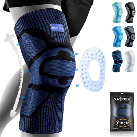 NEENCA Knee Brace with Side Stabilizers & Patella Gel Pads, Adjustable ...