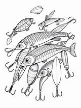 12  Free Printable Fishing Coloring Pages For Fun & Relaxation sketch template