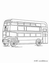 Double Decker Bus Coloring Pages  Hellokidscom sketch template