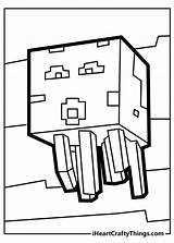 Minecraft Printable Coloring Page sketch template