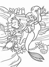 Printable Ariel Coloring Pages sketch template