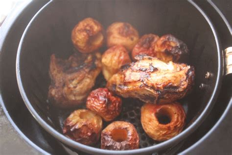 Cosas de Jorge: Pechuga de pollo con manzanas en freidora de aire