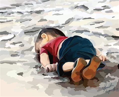 Alan Kurdi: The Syrian Boy in 'Red'