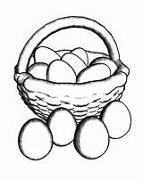 Put All Chicken Egg In Basket Coloring Pages  NetArt sketch template