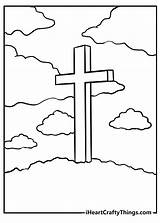 Cross Coloring Pages For Kids sketch template