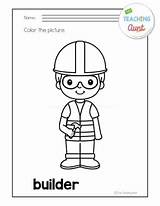 Community Helpers Coloring Pages  The Teaching Aunt sketch template