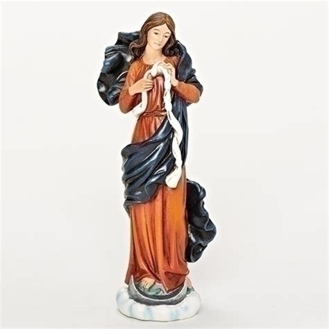 Mary Our Lady Undoer of Knots Statue 6.25 inch MPN:66200 Statues RM Gifts - CatholicShop.ca