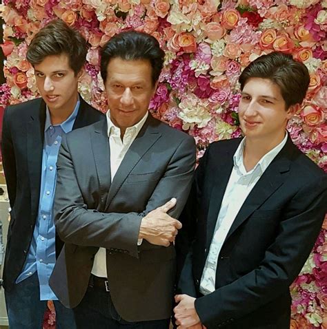 Imran Khan With His Sons - Pakistan Images & Photos