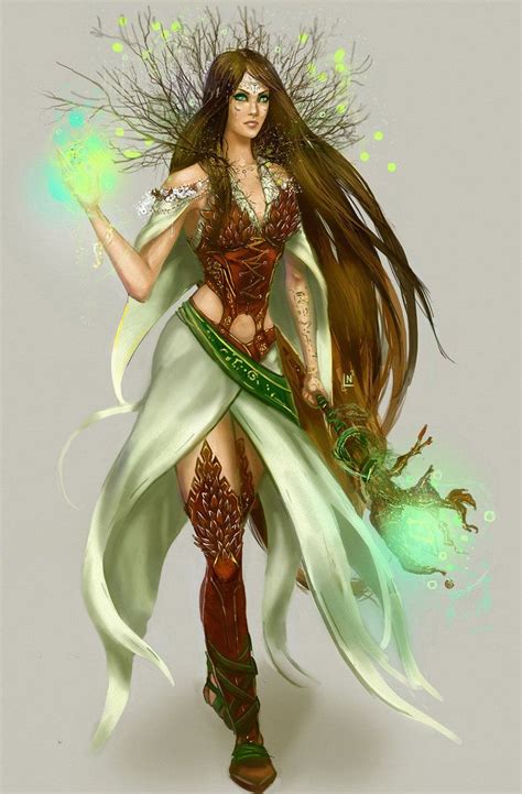 Druid by BlackAssassiN999 on DeviantArt | Fantasy art women, Druid, Fantasy character design