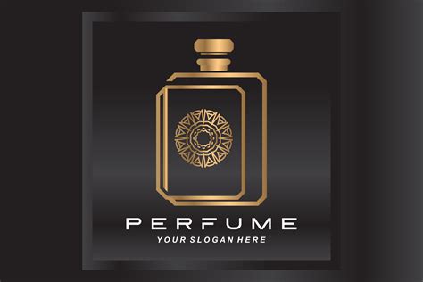 Luxury Perfume Bottle Logo Design Graphic by AR Graphic · Creative Fabrica