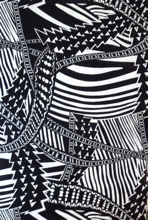 Black and White Graphic Abstract Print Pure Cotton Fabric--One Yard | Black and white graphic ...