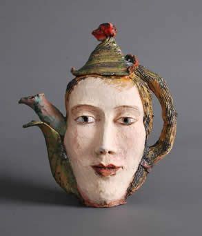 "The Elven Queen" ceramic sculpture teapot by Cheryl Tall | Tea pots, Ceramic teapots, Tea pots ...