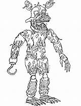 Fnaf 4 Characters Coloring Pages sketch template
